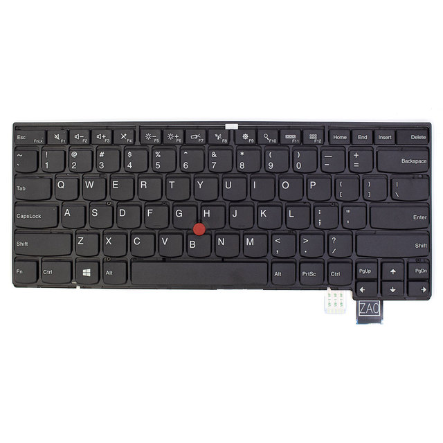 Compatible with S2, T460S, T470S, Thinkpad 13 2nd laptops US keyboard