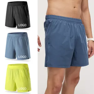 Quick Dry Zipper Back Pocket Men Gym Shorts Custom Blank Athletic Men's Fitness Sports Running Shorts Workout Cargo Short Pants