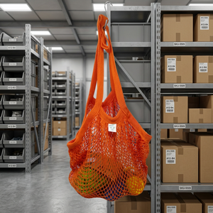 Sacs en filet personnalisés en gros, sacs en filet réutilisables pour fruits, légumes et supermarchés - Product Image 1