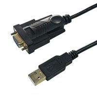 Farsining-Convertidor de adaptador usb a hembra rs232 Serial DB9 a usb, cable acoplador, venta al por mayor de fábrica