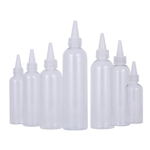 30ml PE Plastic <b>Glue</b> Bottle Long Nose Pointed Mouth Tip Cap 1oz Plastic Squeeze Bottle with Twist Top Cap - Product Image 3