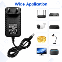 Adaptateur secteur AC/DC 12V 2.5A fiable, vente en gros personnalisée, prise EU 5.5x2.5mm, chargeur mural 30W pour commutateur réseau