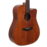 41" Gloss Factory Direct Wholesale Acoustic Guitar-Solid Spruce Top Full Kit (Strings Gig Bag) for Professional Performance