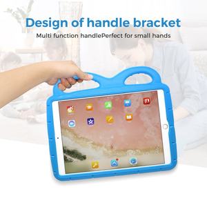เคสแท็บเล็ต HGD สำหรับ iPad 10.2 รุ่นที่ 9 ปี 2019 2020 สำหรับเด็ก  วัสดุซิลิโคนหนา EVA แข็งแรงทนทาน พร้อมสายคล้องมือและขาตั้ง - Product Image 6