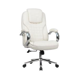 En Stock, muebles de oficina de moda, silla de juego de Esports de cuero sintético <span class=keywords><strong>blanco</strong></span>, silla de trabajo ajustable giratoria con ruedas - Product Image 1