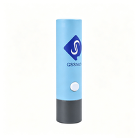 Tube en carton kraft personnalisé résistant aux enfants avec bouton CR et insert de protection en EVA pour emballage de cartouches d'huile