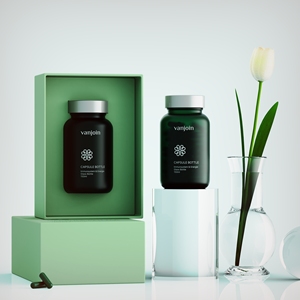 Rond 60/80/100/120/150/200ml Nutrition Alimentaire Poudre Suppléments <span class=keywords><strong>Pharmacie</strong></span> Verre Capsule Bouteille Vis <span class=keywords><strong>En</strong></span> Plastique Couvercle Boîte Personnalisée Couleur - Product Image 1