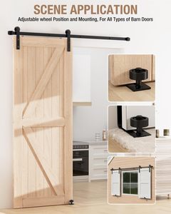 <span class=keywords><strong>New</strong></span> American Phong Cách Hướng Dẫn Đường Sắt Bãi Đậu Xe Cuộn Barn Cửa Treo Đường Sắt Đồ Nội Thất Phần Cứng Nhà Bếp Cửa Trượt Phần Cứng - Product Image 6