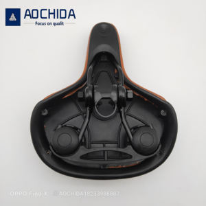 Design minimaliste marron PVC sous vide doux confort imperméable à l'eau balle rembourrée <span class=keywords><strong>selle</strong></span> de vélo de montagne <span class=keywords><strong>selle</strong></span> de vélo électrique - Product Image 4