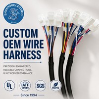 Faisceau de câblage en cuivre pour clignotants de moto avec isolation en PBT et caoutchouc, ensemble de feux arrière pour tricycle électrique OEM