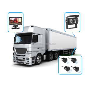 Cảm biến đỗ xe với màn hình xe buýt cho xe tải trường học xe buýt máy ảnh buzzer 24V xe tải trường học xe buýt van cảm biến đậu xe phía sau xem sao lưu - Product Image 1