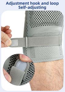 Rodillera Ajustable con Soporte Estable de Doble Resorte Lateral, Transpirable, Compresiva y con Absorción de Impactos para el <span class=keywords><strong>Dolor</strong></span> de <span class=keywords><strong>Rodilla</strong></span> - Product Image 4
