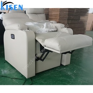Kisen Swivel Salon Chair Massage Recline Salon Shampoo <b>Bed</b> with Stainless Steel Base and Ceramic Sink - Product Image 3