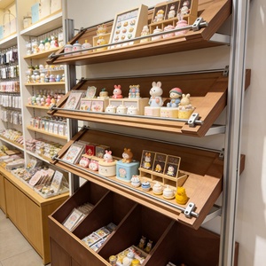 Étagère de présentation alimentaire en profilé aluminium industriel, système d'étagères de boulangerie à grain de bois, bacs à couvercles rabattables, rangement fermé - Product Image 5
