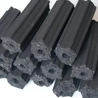 Briquettes de charbon de bois de sciure de bois dur en vrac, fabriquées à la machine, pour barbecue, chauffage, chicha, combustion propre, faible teneur en cendres, haute qualité, longue durée de combustion