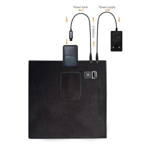 ผ้าห่มบำบัดแสงสีแดงมีแผ่นนำสำหรับสัตว์เลี้ยงแผ่นรูปม้าแบบพกพา - Product Image 3