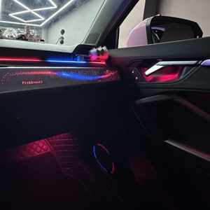 Kit de Iluminación Interior Inteligente RGBW para Automóvil con Pantalla, Volante y Aplicación Móvil, Control Triple para una Operación Sencilla - Product Image 4
