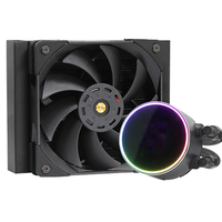 Refroidisseur de processeur liquide AIO haute efficacité 360 mm 72 CFM avec roulement S-FDB ARGB PWM silencieux