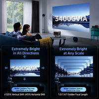 Projecteur laser triple couleur N5S Pro 4K Ultra HD avec fonction de zoom et de déplacement de l'objectif, pour cinéma maison intelligent