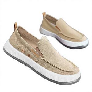 Chaussures d'été pour hommes 2025, respirantes, légères, en tissu extensible, décontractées, semelles souples, semelle intérieure en PVC - Product Image 4