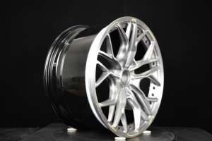 PENGZHEN 6061 T6 forgiato 2 pezzi spazzolato nero 20 21 pollici 5x130 ruote auto cerchi per Porsche <span class=keywords><strong>Audi</strong></span> - Product Image 2