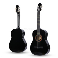 39-Inch Classic 4/4 Full Size Beginner Guitar with Tuner Strings Pick Including Bag