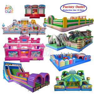 Glissière géante commerciale <span class=keywords><strong>gonflable</strong></span> extérieure de maison de rebond et châteaux sautants avec des châteaux pleins d'entrain des enfants de ventilateur à <span class=keywords><strong>vendre</strong></span> - Product Image 5