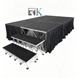 Indoor Outdoor Stage Portable Aluminum Stage Platform Plywood Stage Board for <b>Wedding</b> Concert Press Conference - Product Image 1