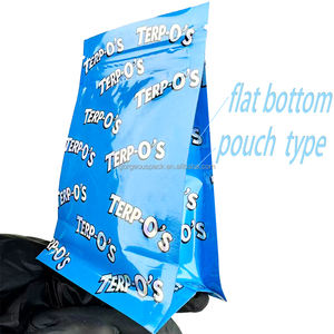 Sachet refermable personnalisé à fond plat avec fermeture éclair, sac holographique 3,5g, sachet Mylar résistant aux enfants pour aliments, sac refermable pour bonbons - Product Image 5