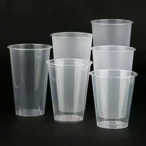 Emballage de boissons avec logo personnalisé, couvercle jetable en PP, gobelets à bulles en plastique mignons, tasses à café avec couvercles - Product Image 3