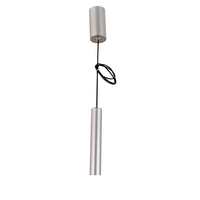 Luminaire suspendu industriel nordique minimaliste, petit et long, en argent, à économie d'énergie, pour restaurant, maison, usage intérieur