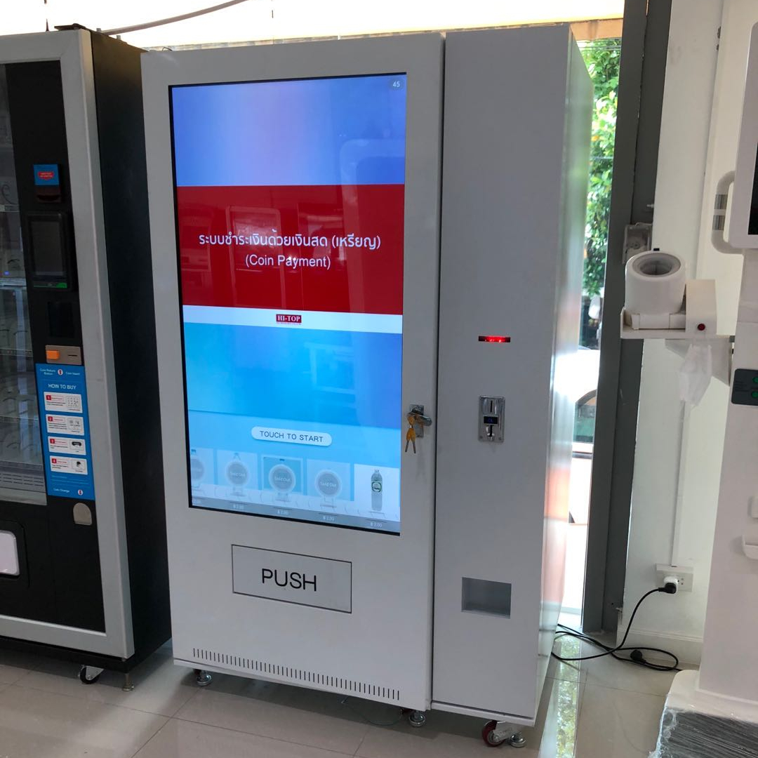 昔ながらのヴィンテージキャンディーで卸売55インチタッチ画面自動販売