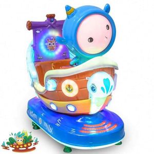 เครื่องเล่นเด็กแบบหยอดเหรียญรูปเรือลดราคาพิเศษ - Product Image 6