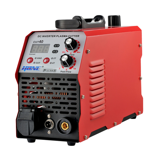 HONE Plasma Cutters CUT40-B with 2T/4T, Gas Test Etc, 15mm (19/32") Max. Cut, HF-Touch Portable Plasma Cutting Machine.