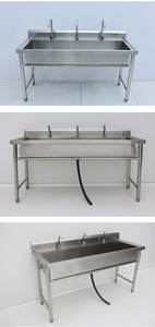 Fregadero <span class=keywords><strong>de</strong></span> Acero Inoxidable con <span class=keywords><strong>Patas</strong></span> <span class=keywords><strong>de</strong></span> Altura Ajustable y Ranura <span class=keywords><strong>de</strong></span> Drenaje para Cocina, Cantina Escolar, Fábrica y <span class=keywords><strong>Piscina</strong></span> para Mascotas, Suministro del Fabricante - Product Image 3