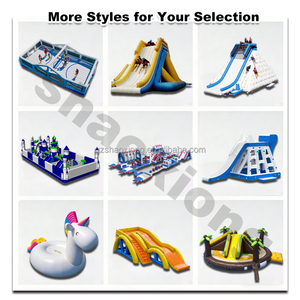 Parque Acuático Inflable Comercial, <span class=keywords><strong>Torre</strong></span> <span class=keywords><strong>de</strong></span> Saltos, Juegos Acuáticos Flotantes para Niños y Adultos, <span class=keywords><strong>Torre</strong></span> <span class=keywords><strong>de</strong></span> Escalada Inflable Jungle Joe con Tobogán - Product Image 6