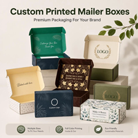 Caja de Cartón Reciclado Ecológica para Envíos de Ropa, con Logotipo Dorado Personalizado en Relieve, Corrugada, Plegable, con Recubrimiento UV, Reciclable