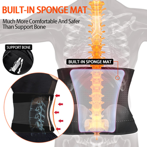 Fitness Running Gym Workout Männer Frauen Gewichts verlust Schweiß gürtel Abnehmen Körperform Wirbelsäulen schutz Verbesserter Sport Taillen gürtel - Product Image 3