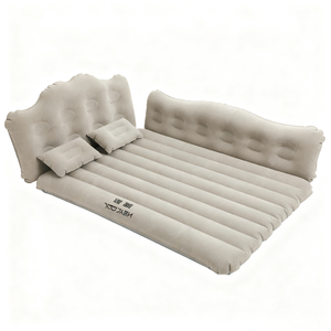 Надувной туристический матрас для кемпинга на 3 сезона, легко складывающийся, утолщенный, с функцией массажа, современный дизайн - Product Image 1