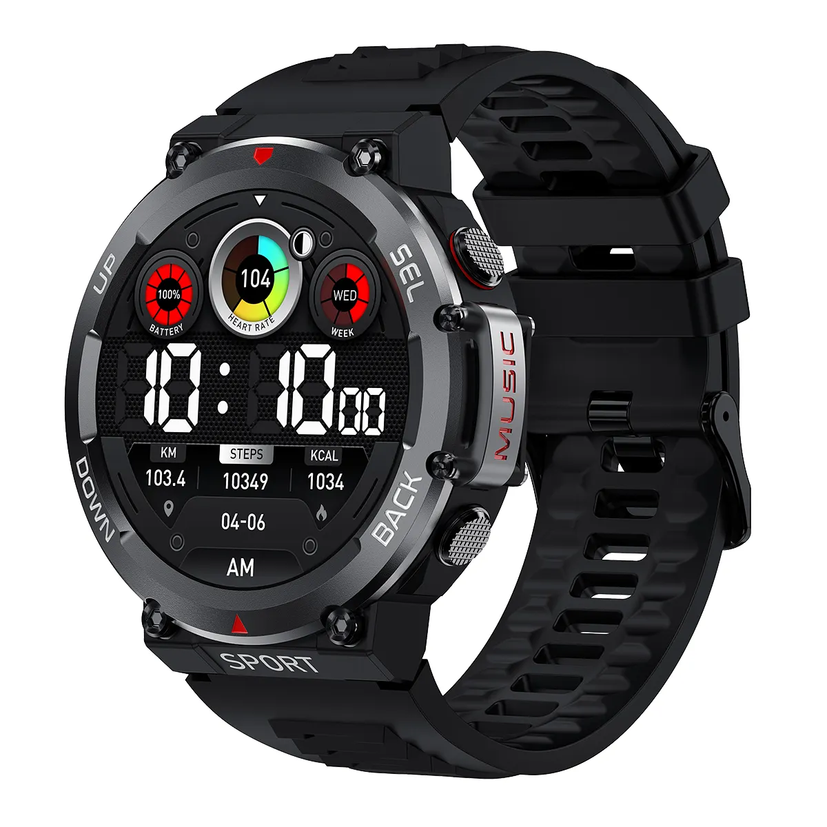 New Trend Lemfo LF33 Smart Watch Ip67 Waterproof BT Call NFC Long Battery Life HR BP Sport Watches For Men LF33 Smartwatch