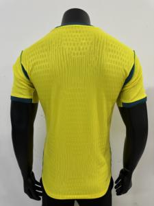 قمصان منتخب البرازيل الوطنية لكرة القدم 2026، تصميم المنزل، جودة عالية، للجنسين، برقبة دائرية وأكمام قصيرة، قابلة للتنفس وسريعة الجفاف 100% - Product Image 2