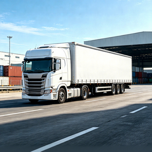 Semi-<span class=keywords><strong>remorque</strong></span> à rideaux latéraux étanche à 3 essieux de 40 pieds, conception à ouverture complète sur 3 côtés, haute capacité pour la logistique régionale, chargement rapide - Product Image 1