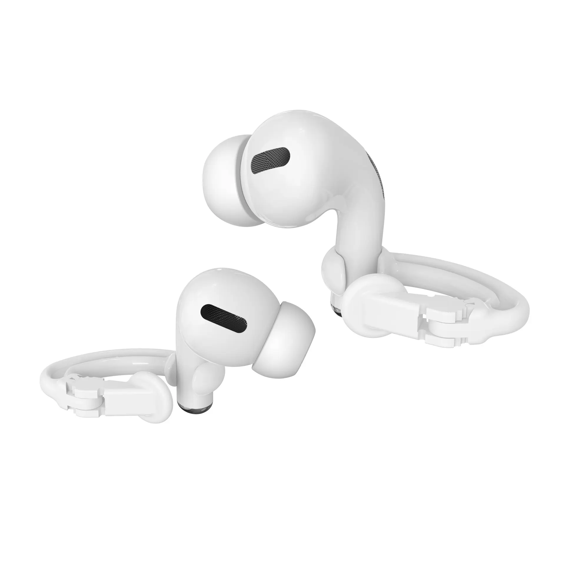 Crochet d'oreille Airpods 1 et 2 Pro, 1 paire, support Anti-perte, Clip pour écouteurs, accessoire