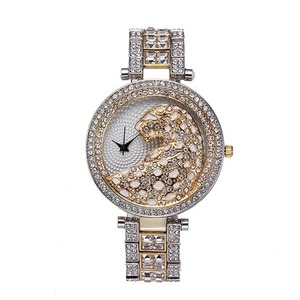 Reloj de Lujo para Mujer con Diamantes, Reloj de Acero Inoxidable, Reloj de Cuarzo con Diseño de Leopardo, Gran Venta - Product Image 5