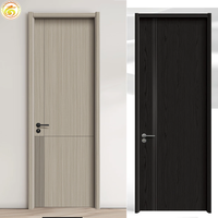Porte intérieure en bois au design moderne, excellente qualité, coupe-vent, structure stable, finition mélamine, peinture gratuite