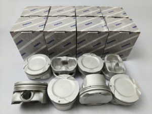 ชิ้นส่วนลูกสูบสูบ8สูบ10% kusima พร้อมวงแหวนสำหรับ BMW X6 N63 N63B44 550i 4.4L OE 1125 7613626 STD OVERSIZE 050 - Product Image 1