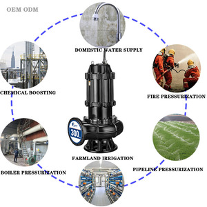 Heavy Duty <b>Submersible</b> Sewage <b>Pump</b> 500mm, Industrial Wastewater Drainage <b>Pump</b> with OEM ODM Service - Product Image 3