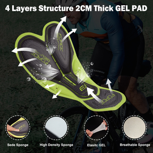 DAREVIE hommes cyclisme sous-vêtements mise à niveau 3D Gel Pad cyclisme Shorts <span class=keywords><strong>VTT</strong></span> <span class=keywords><strong>vtt</strong></span> Shorts vélo caleçon antichoc - Product Image 6
