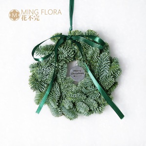 Guirlande miniature Mingflora Fresh Noble Pine pour décoration de Noël, cadeau, branches coupées importées du Danemark - Product Image 4