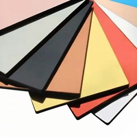 Matériaux de façade en Alucobond PVDF ACP personnalisés de 3 mm/4 mm, panneaux composites en aluminium, extérieur/intérieur, PVDF NANO 2/3/4/5/6 mm, 60 couleurs